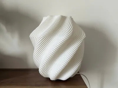 🌸 Lampe Fleur Serpentine — Lampe design 3D