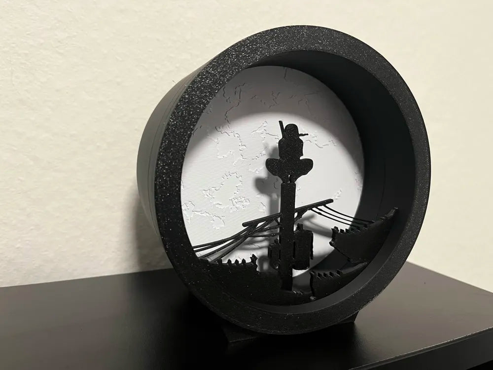 🥷 Light Box LED Itachi Uchiha – Naruto 🖤