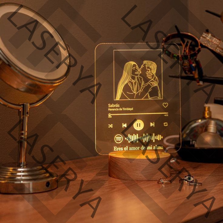 Lampe LED Cœur personnalisée 💞 Prénoms du couple