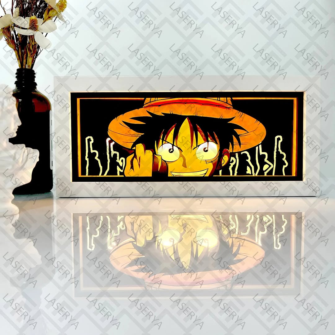 Light Box LED Luffy – One Piece 🏴‍☠️