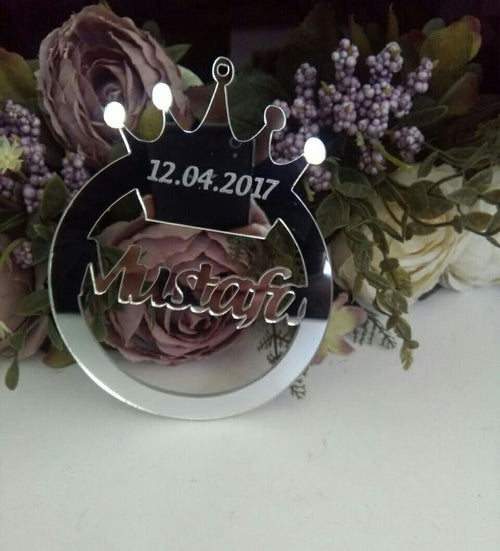 Étiquettes Plexi Dorées &amp; Argentées personnalisées ✨ Mariage & événements