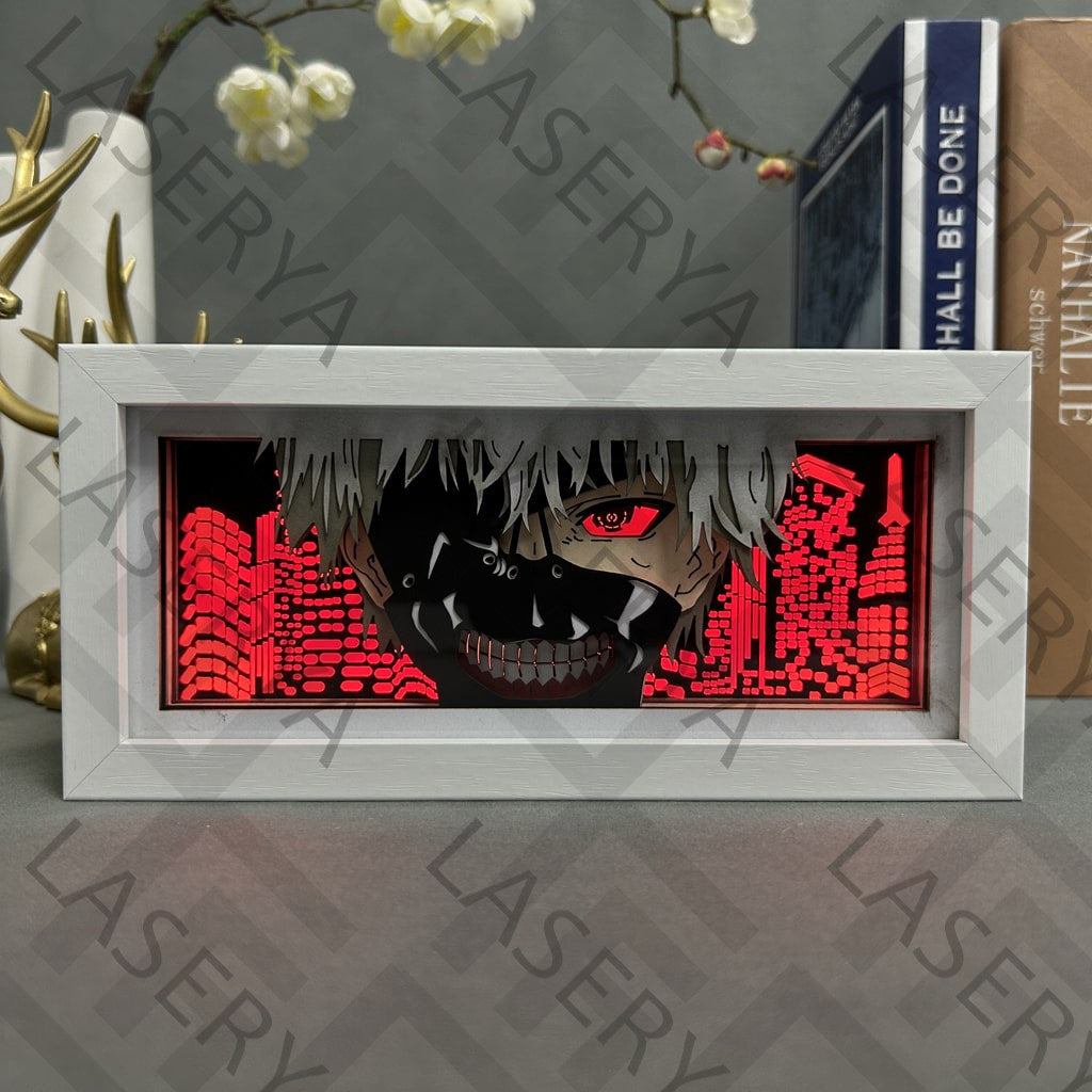 Light Box LED Ken Kaneki – Tokyo Ghoul 🩸