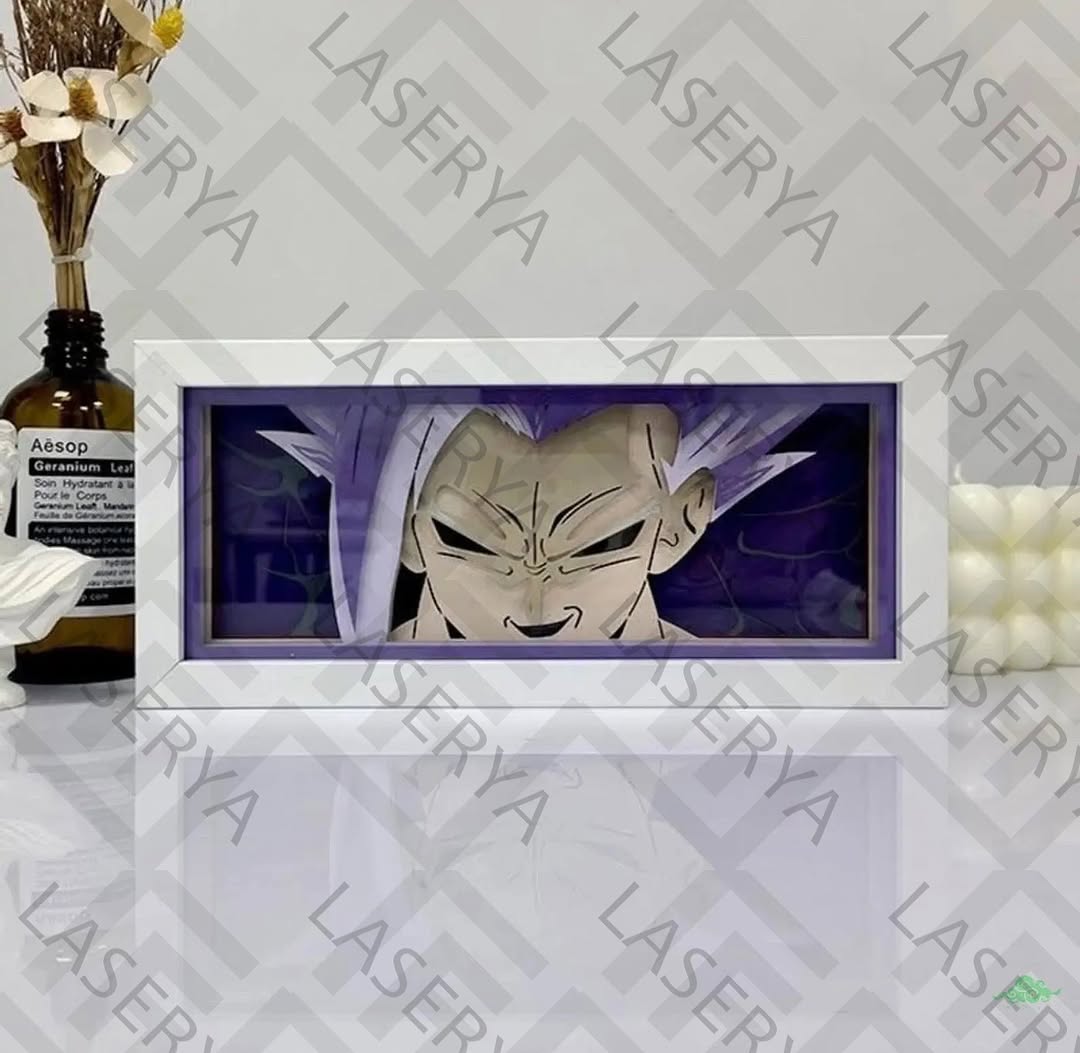 Light Box LED Gohan Beast – Dragon Ball Super 🔥 (RGB + télécommande)
