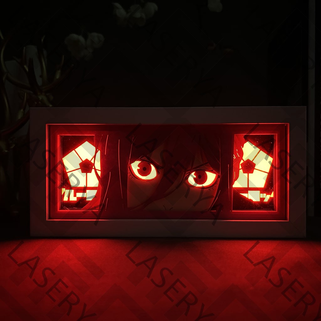 Light Box LED Blue Lock ⚽ Déco anime lumineuse