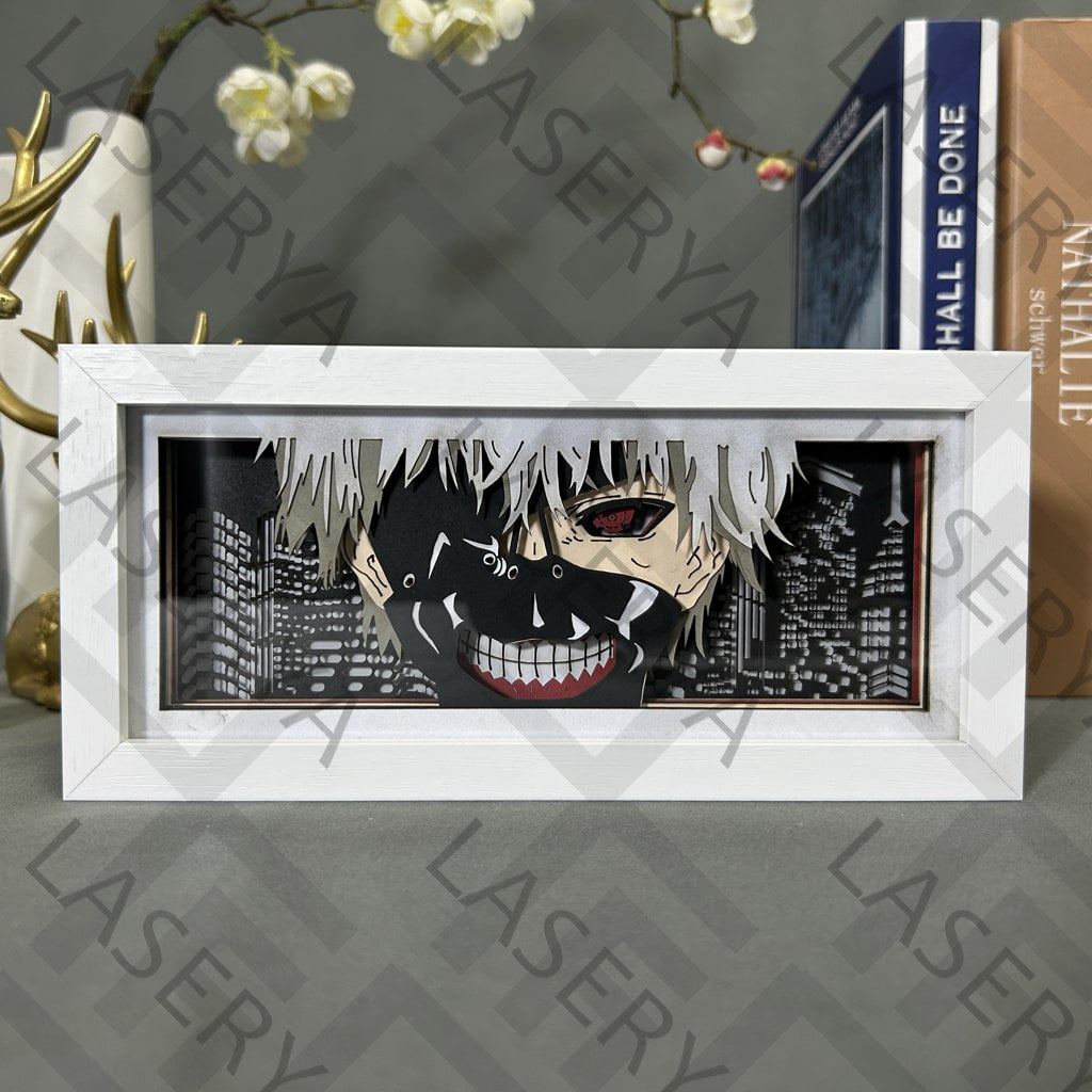 Light Box LED Ken Kaneki – Tokyo Ghoul 🩸