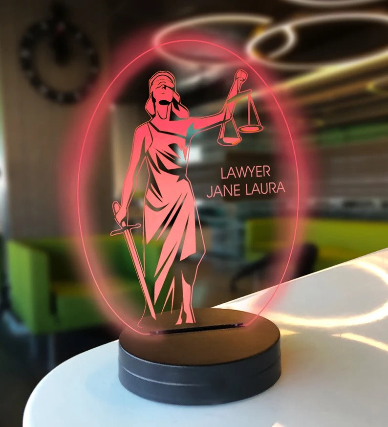 Veilleuse LED Métier personnalisée 💼 Cadeau professionnel