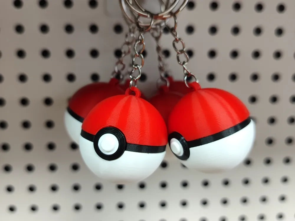 Porte clés Poké Ball 3D