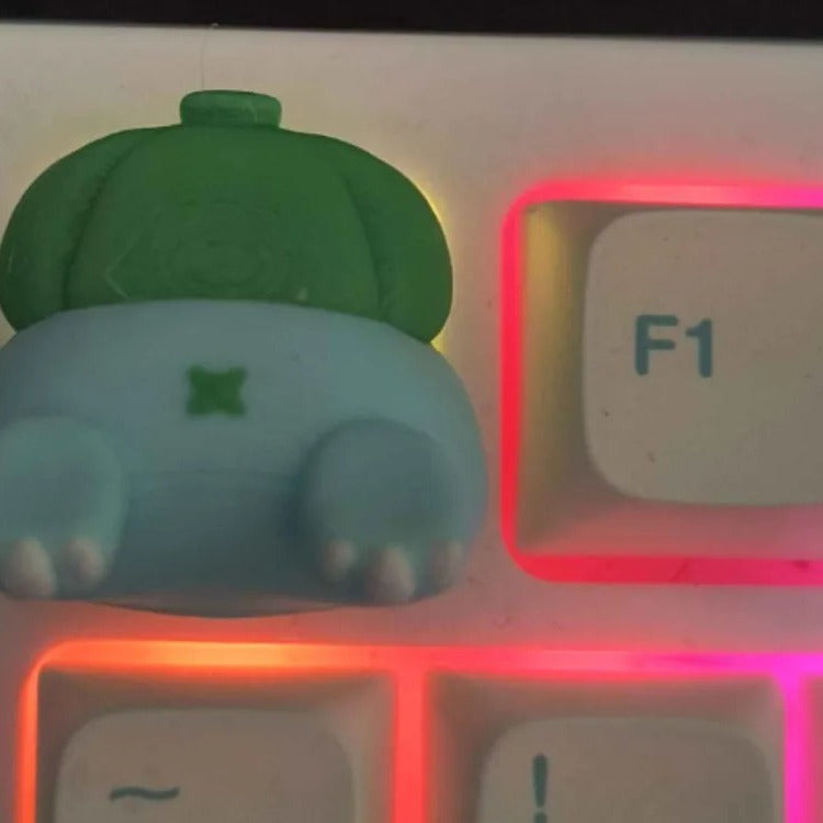 Keycaps 3D Mignonnes 🐧 Petits animaux kawaii (cœur)