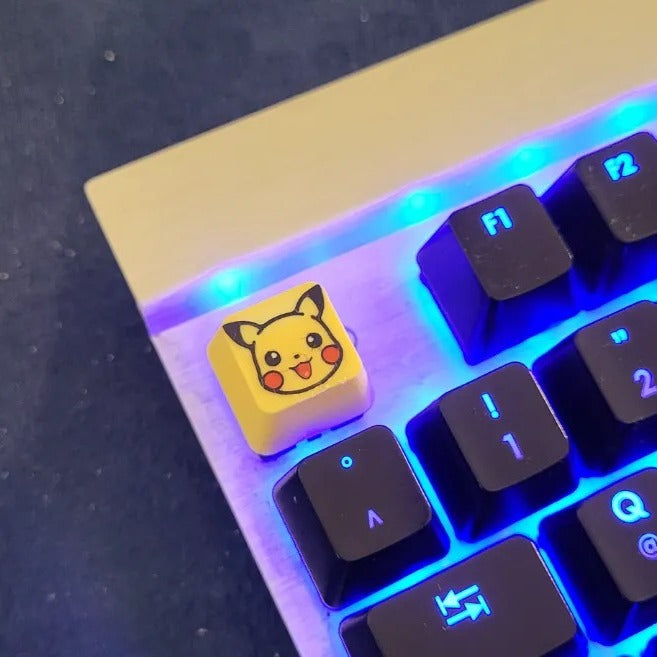 Keycaps 3D Mignonnes 🐧 Petits animaux kawaii (cœur)