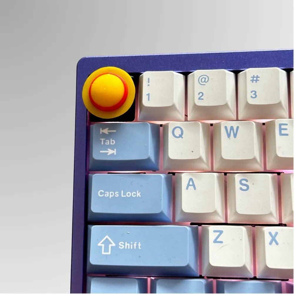 Keycaps 3D Mignonnes 🐧 Petits animaux kawaii (cœur)