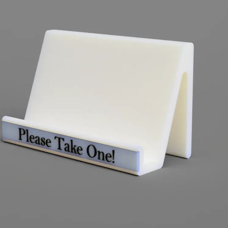 Support de cartes de visite personnalisé