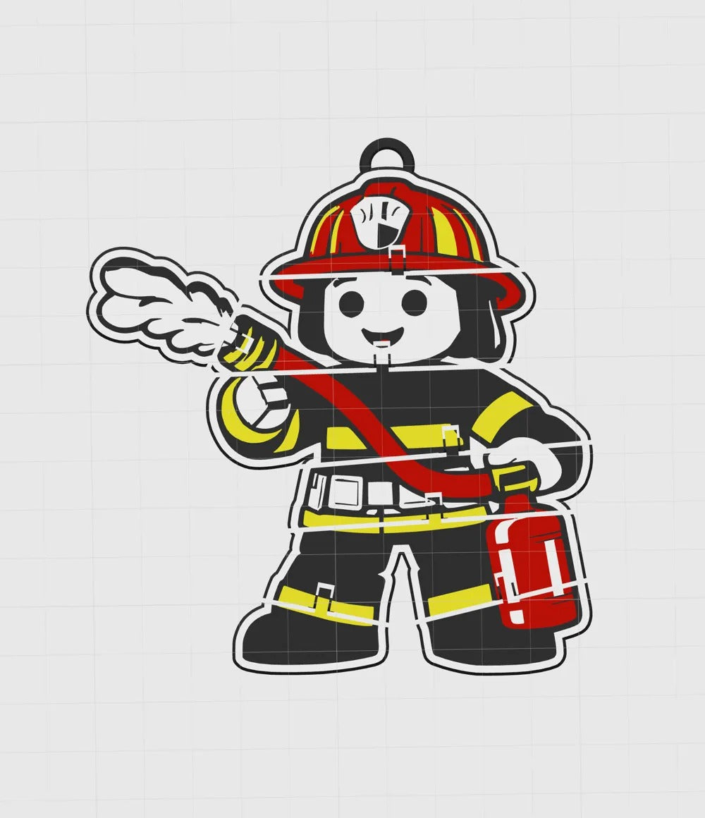 Porte-clés Métier personnalisé