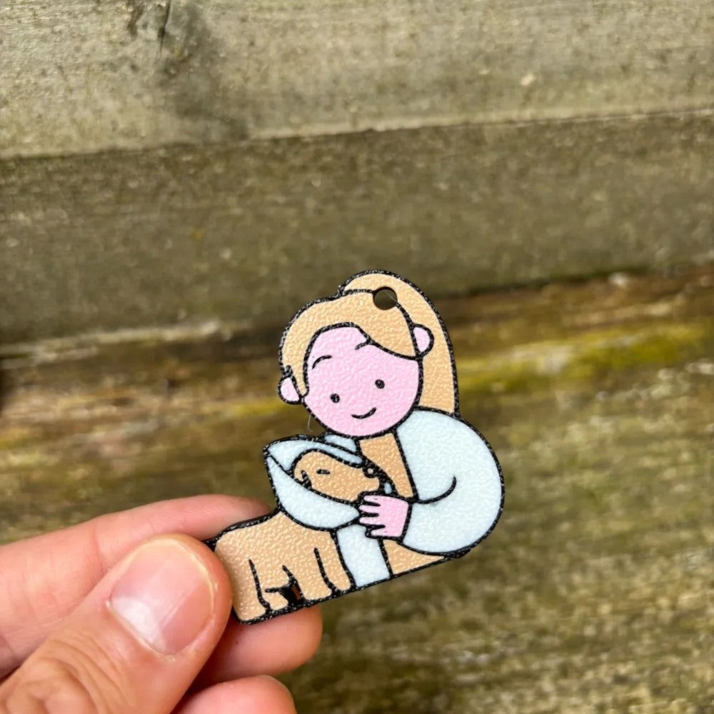 Porte-clés Métier personnalisé