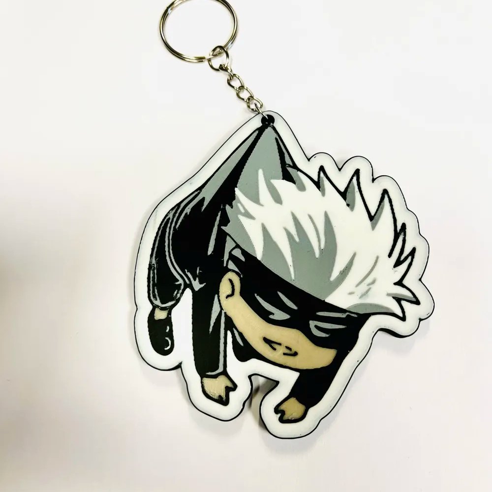 Porte-clés Anime 🗝️ (Gojo, Zoro, Tanjiro…)