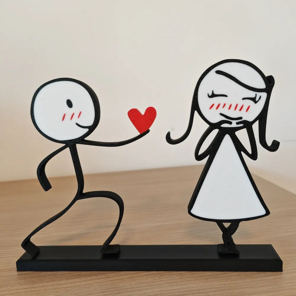 Figurine couple personnalisée