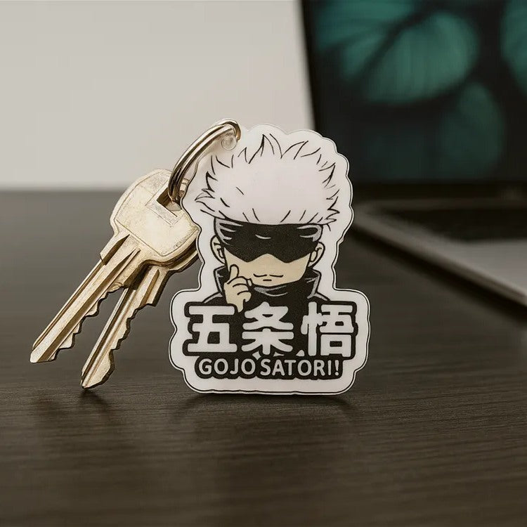 Porte-clés Anime 🗝️ (Gojo, Zoro, Tanjiro…)