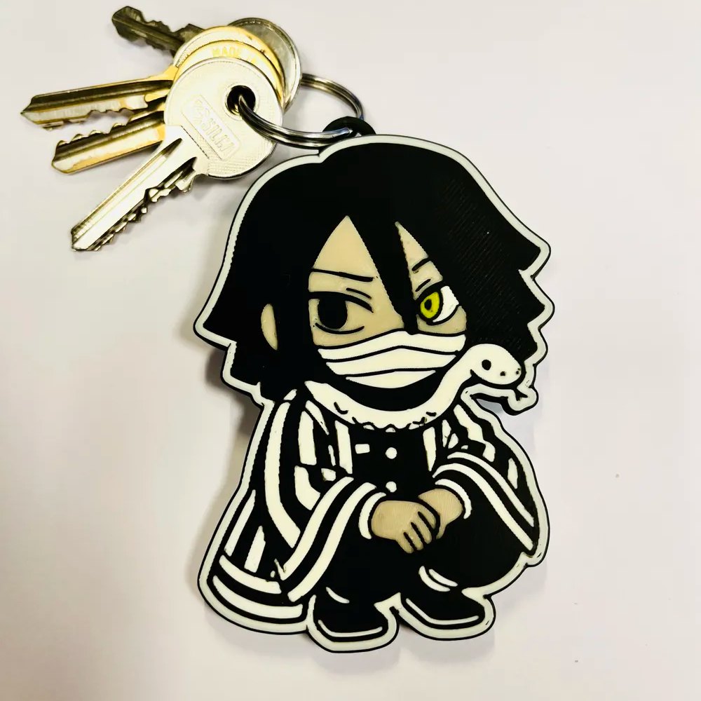 Porte-clés Anime 🗝️ (Gojo, Zoro, Tanjiro…)