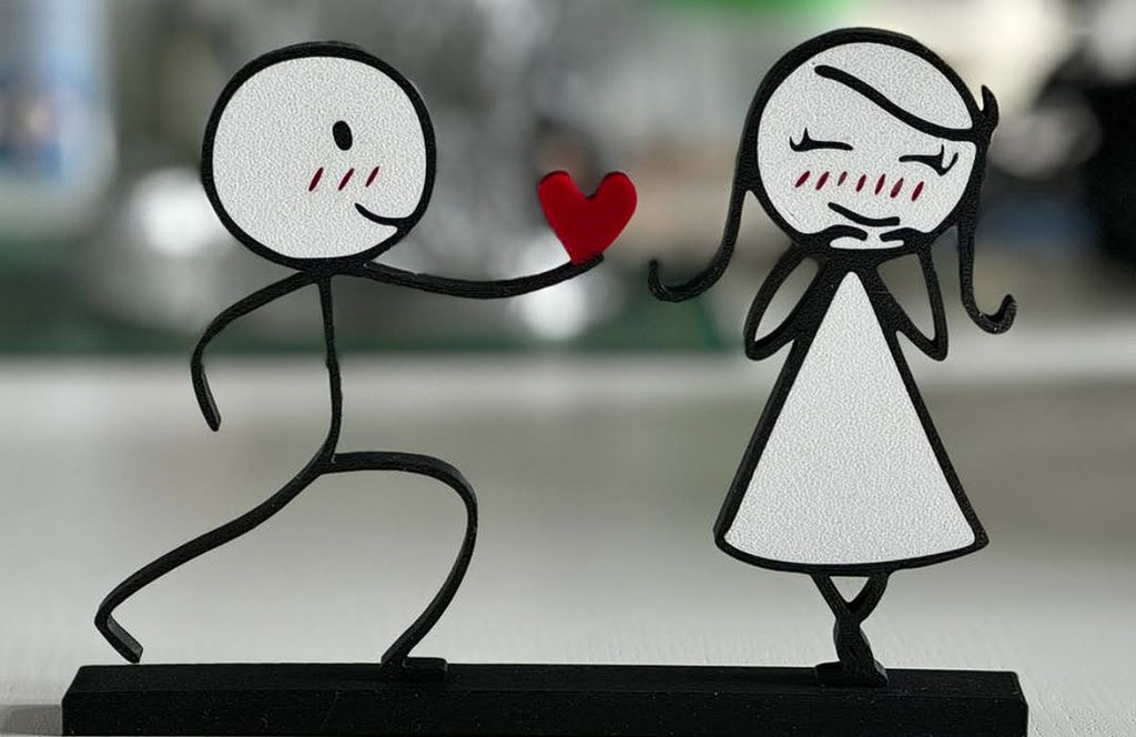 Figurine couple personnalisée