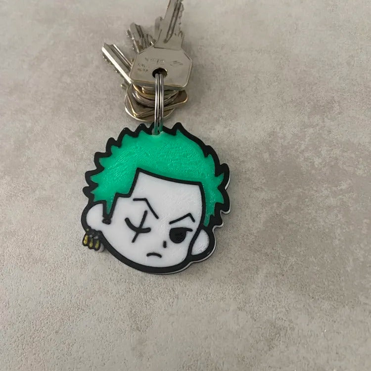 Porte-clés Anime 🗝️ (Gojo, Zoro, Tanjiro…)