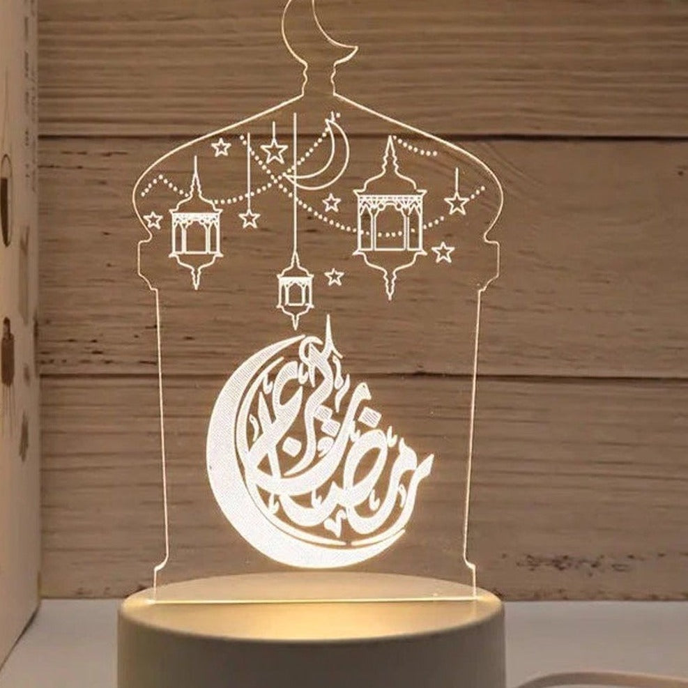 Lampe LED Ramadan & Aïd 🌙 Déco orientale
