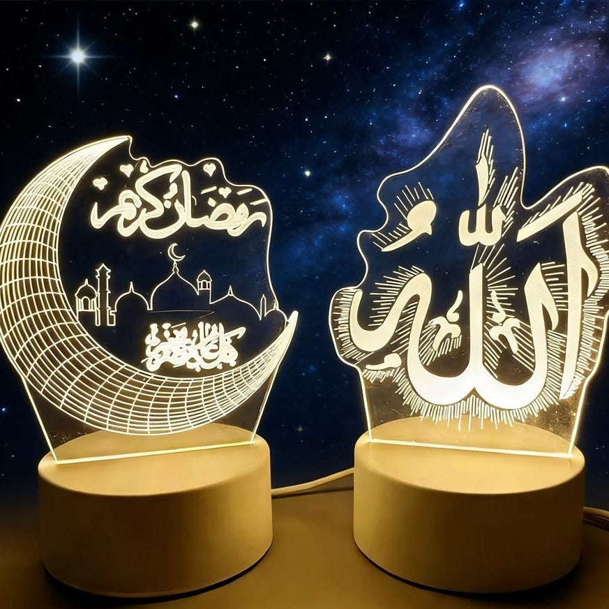 Lampe LED Ramadan & Aïd 🌙 Déco orientale