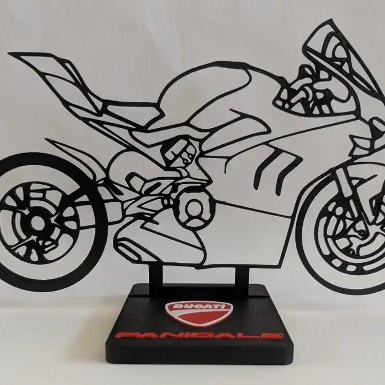 Présentoir Voiture 3D 🏎️ Silhouette sur socle
