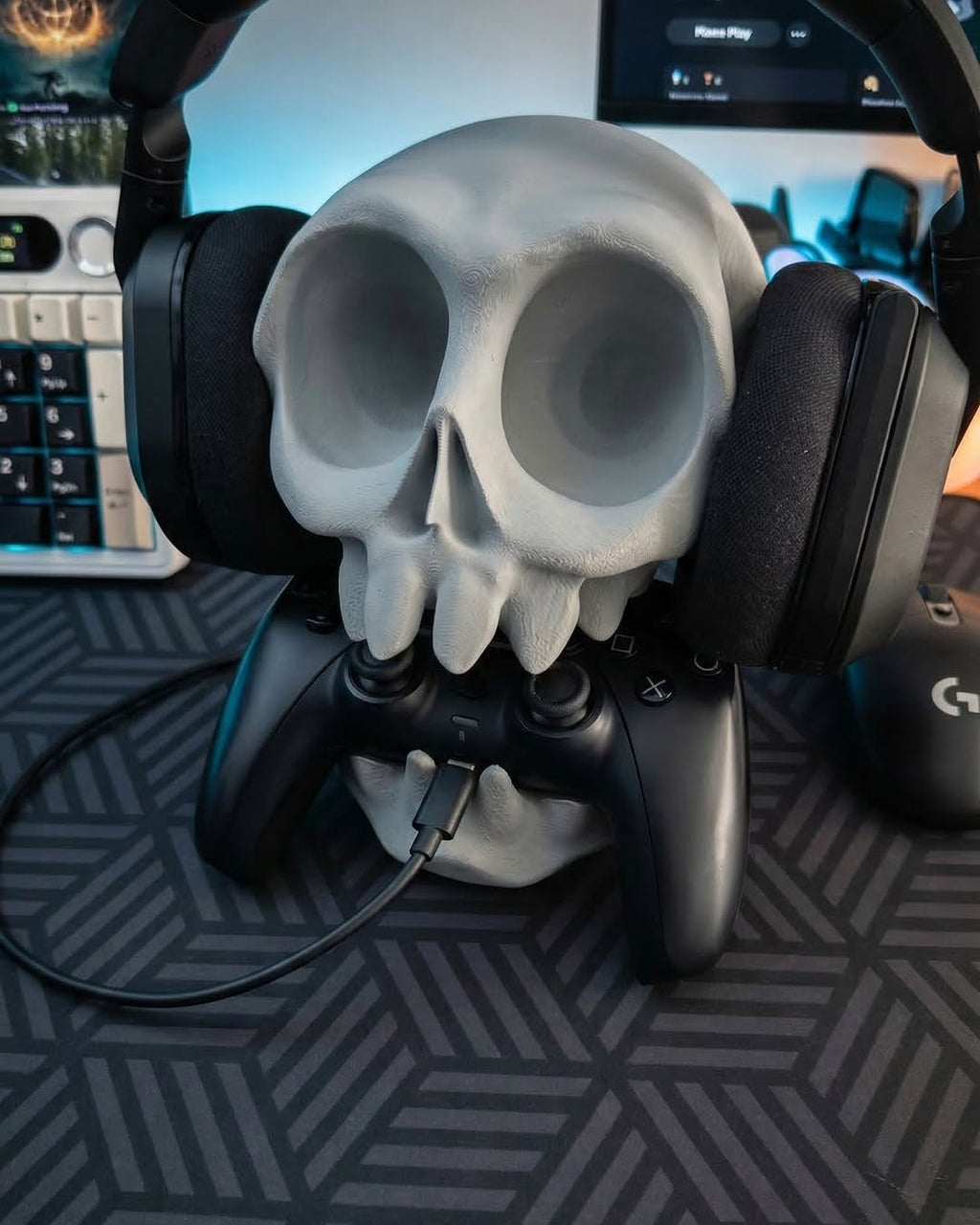 Support Casque 3D — Présentoir gaming
