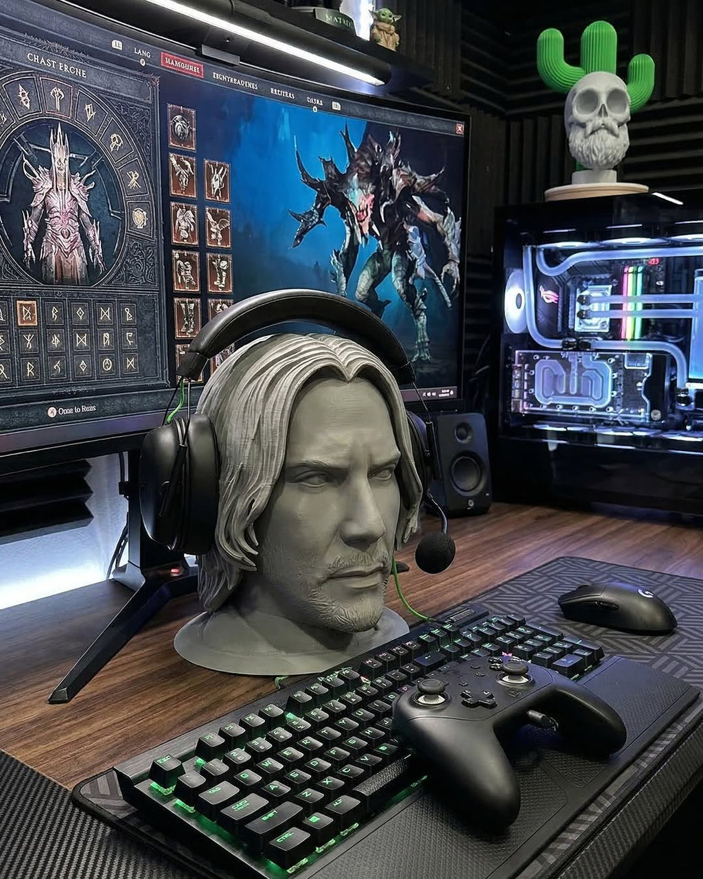Support Casque 3D — Présentoir gaming