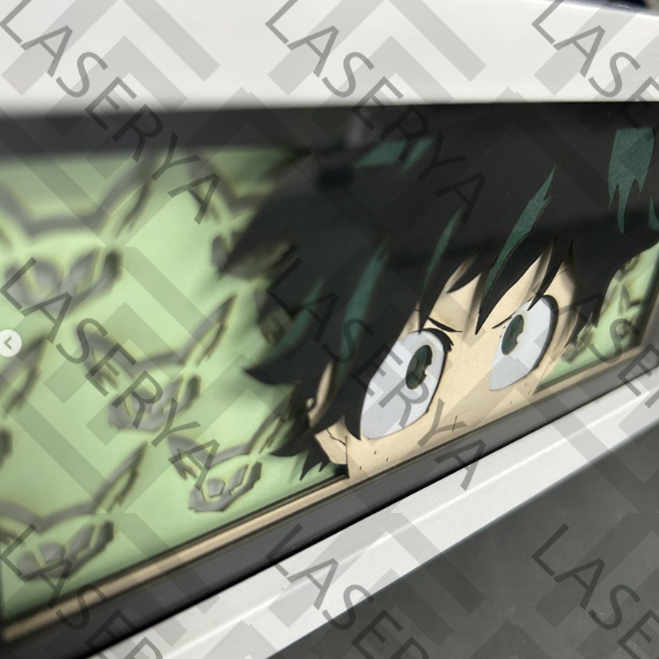Light Box LED Izuku Midoriya – My Hero Academia 💚