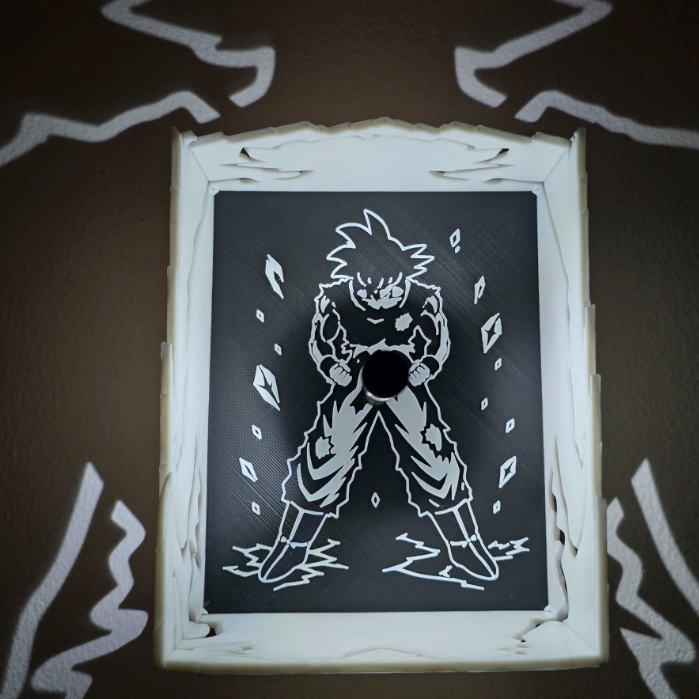 Shadow Lamp Goku – Dragon Ball ⚡ Lampe projection anime