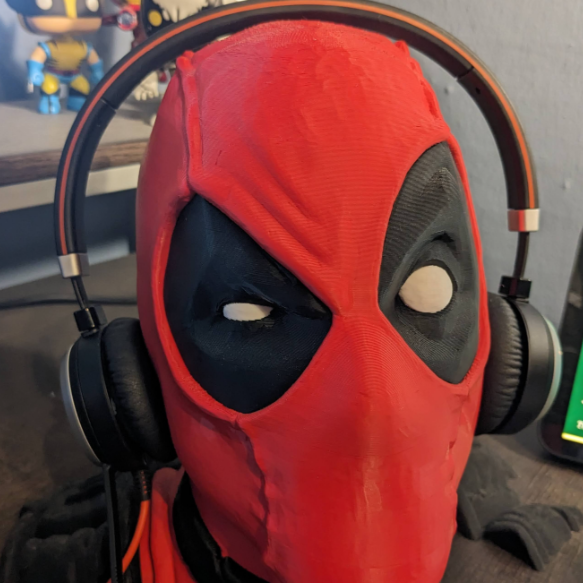 Support casque Deadpool 🎧 Présentoir 3D pour casque gaming