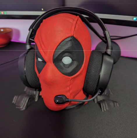 Support casque Deadpool 🎧 Présentoir 3D pour casque gaming