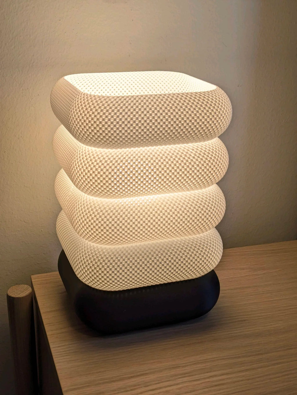 🏹 Lampe Rétro Osier — Abat-jour texturé (compatible IKEA Stråla)