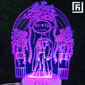 Lampe LED 3D Couple Debout 💑 Personnalisée