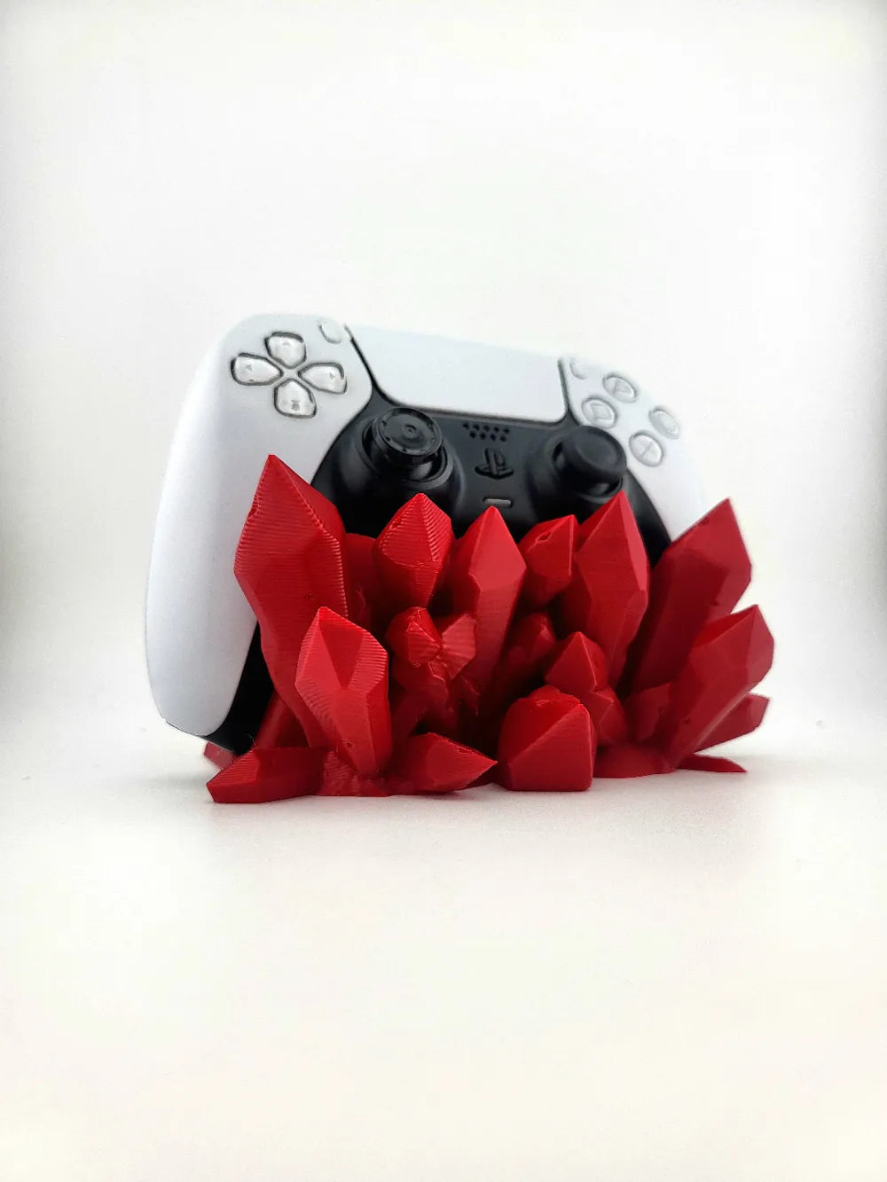 Support Manette PS5 Cristaux Rouges