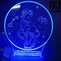 Lampe LED 3D Couple Ligne d'Amour 💝 Personnalisée