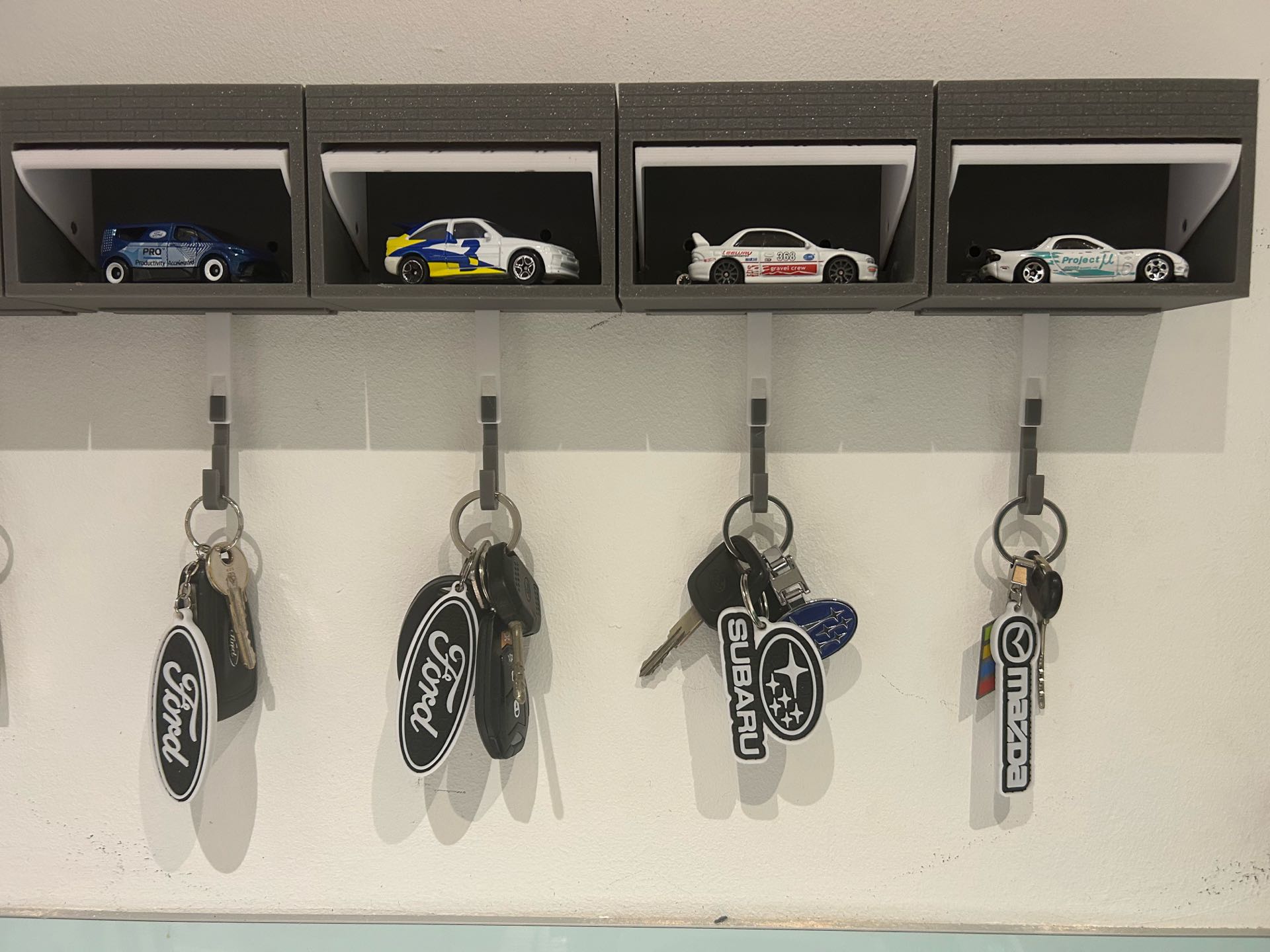 Porte-clés Garage Hot Wheels 🏎️ Présentoir voiture