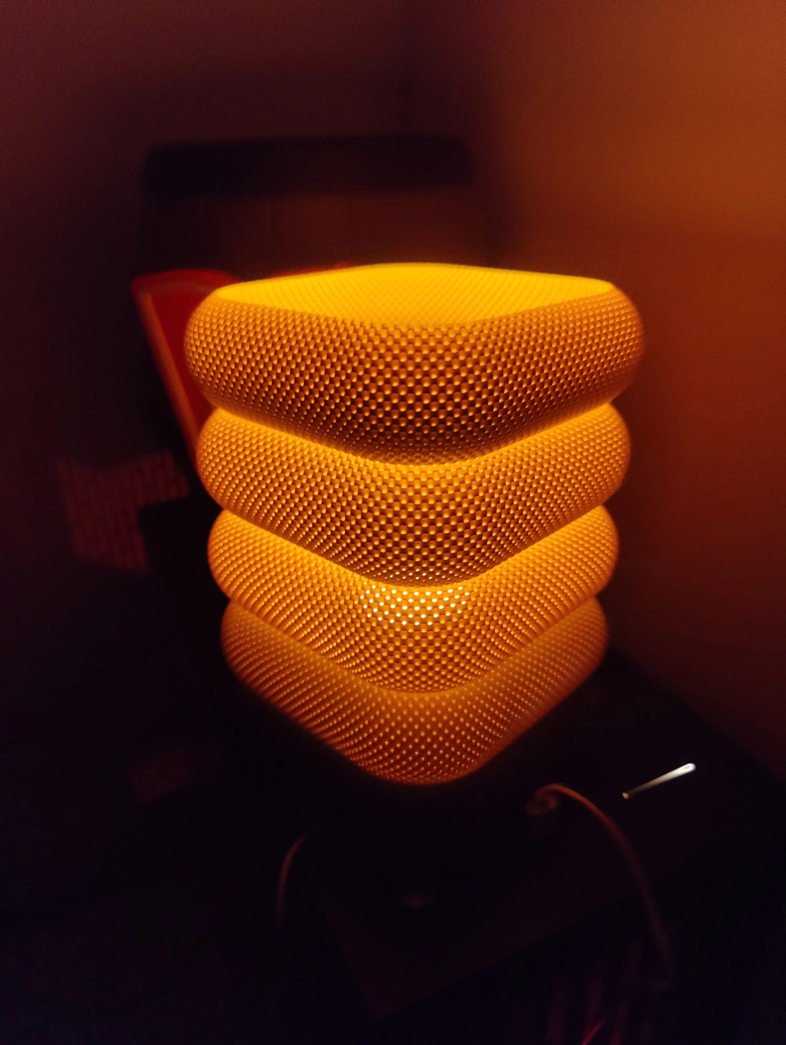 🏹 Lampe Rétro Osier — Abat-jour texturé (compatible IKEA Stråla)