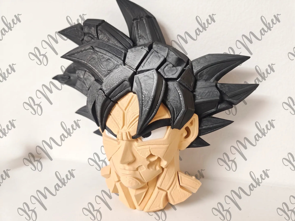 Détails du relief effet pierre de Goku