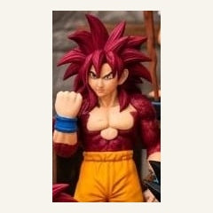 Figurine Goku Super Saiyan 4 – détail de la photo originale