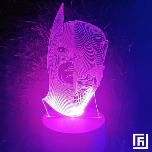 Lampe LED 3D Batman 🦇 Personnalisée