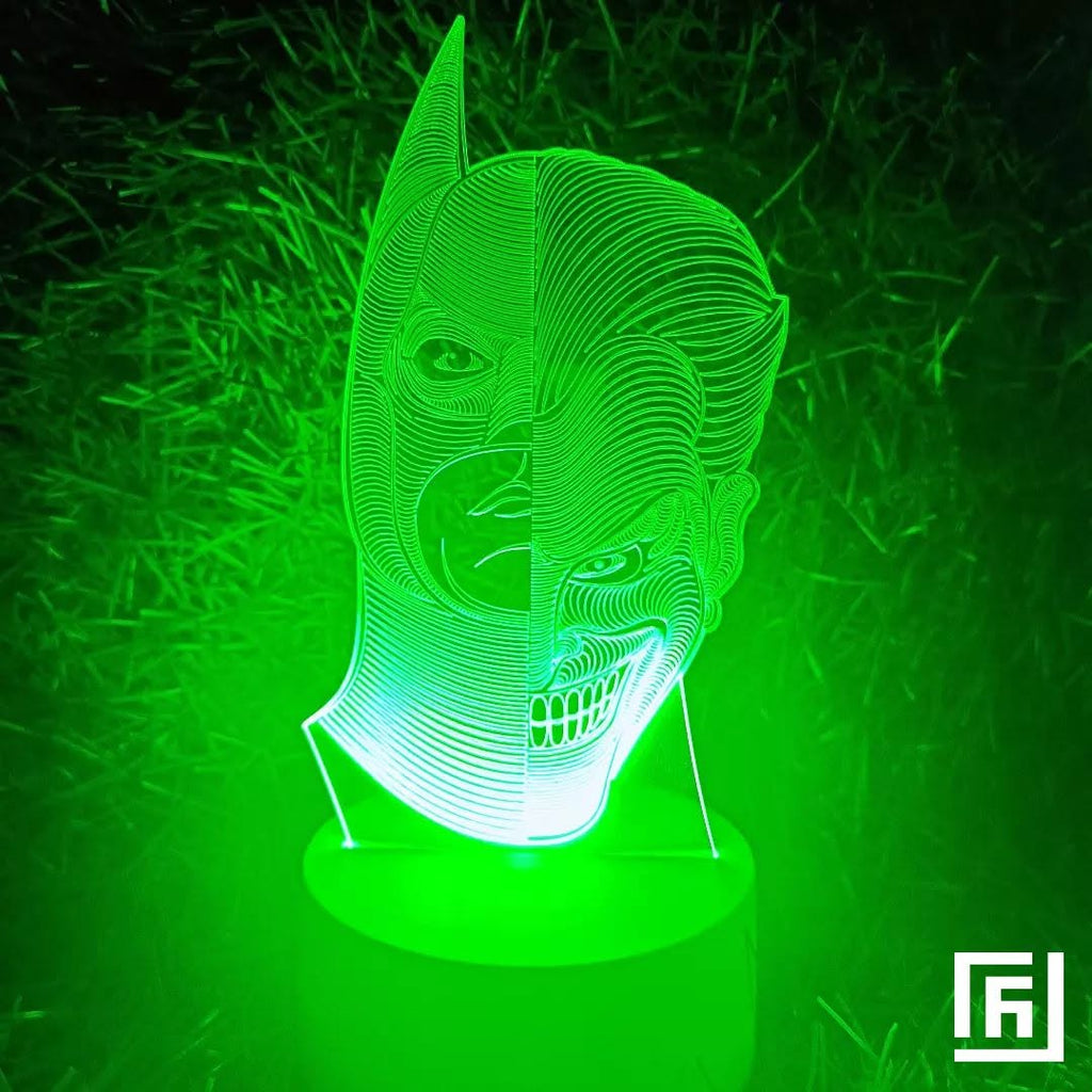 Lampe LED 3D Joker 🃏 Personnalisée