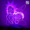 Lampe LED 3D Rick & Morty 🛸 Personnalisée