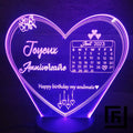 Lampe LED 3D Joyeux Anniversaire 🎂 Personnalisée