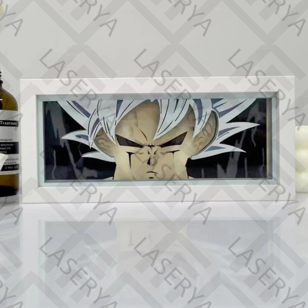 Light Box LED Goku – Dragon Ball ⚡ Déco lumineuse anime