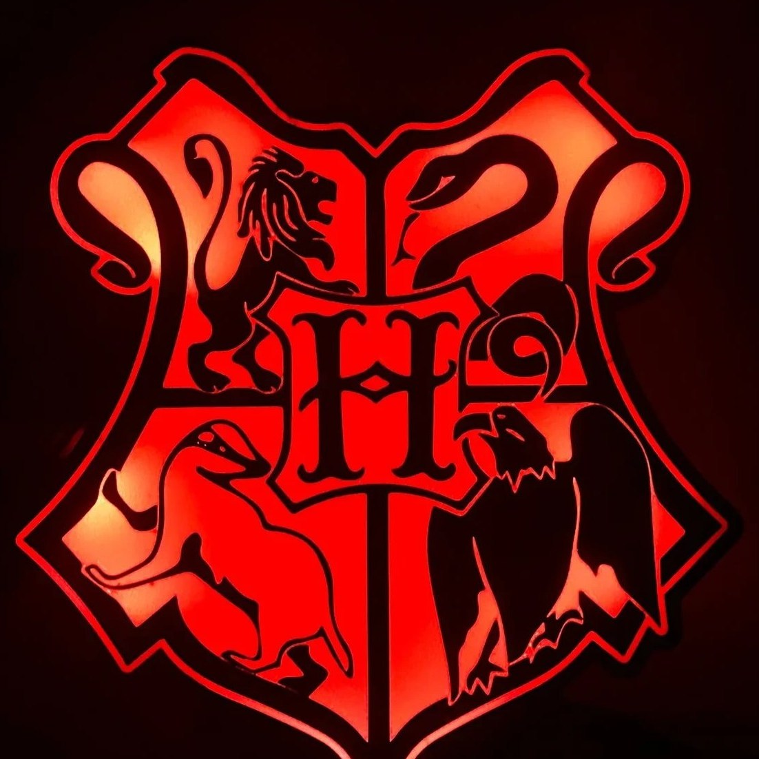 Light Box Harry Potter – Blason de Poudlard