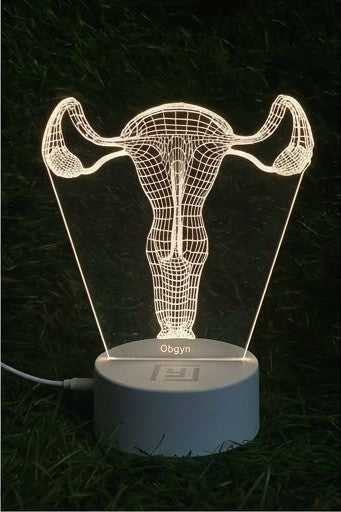 Lampe LED 3D Médicale 🩺 Personnalisée (nom du Dr)