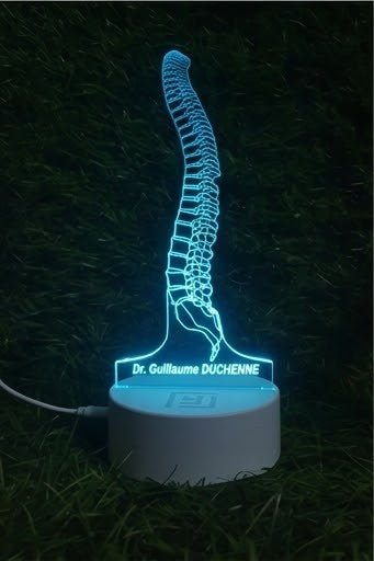 Lampe LED 3D Médicale 🩺 Personnalisée (nom du Dr)