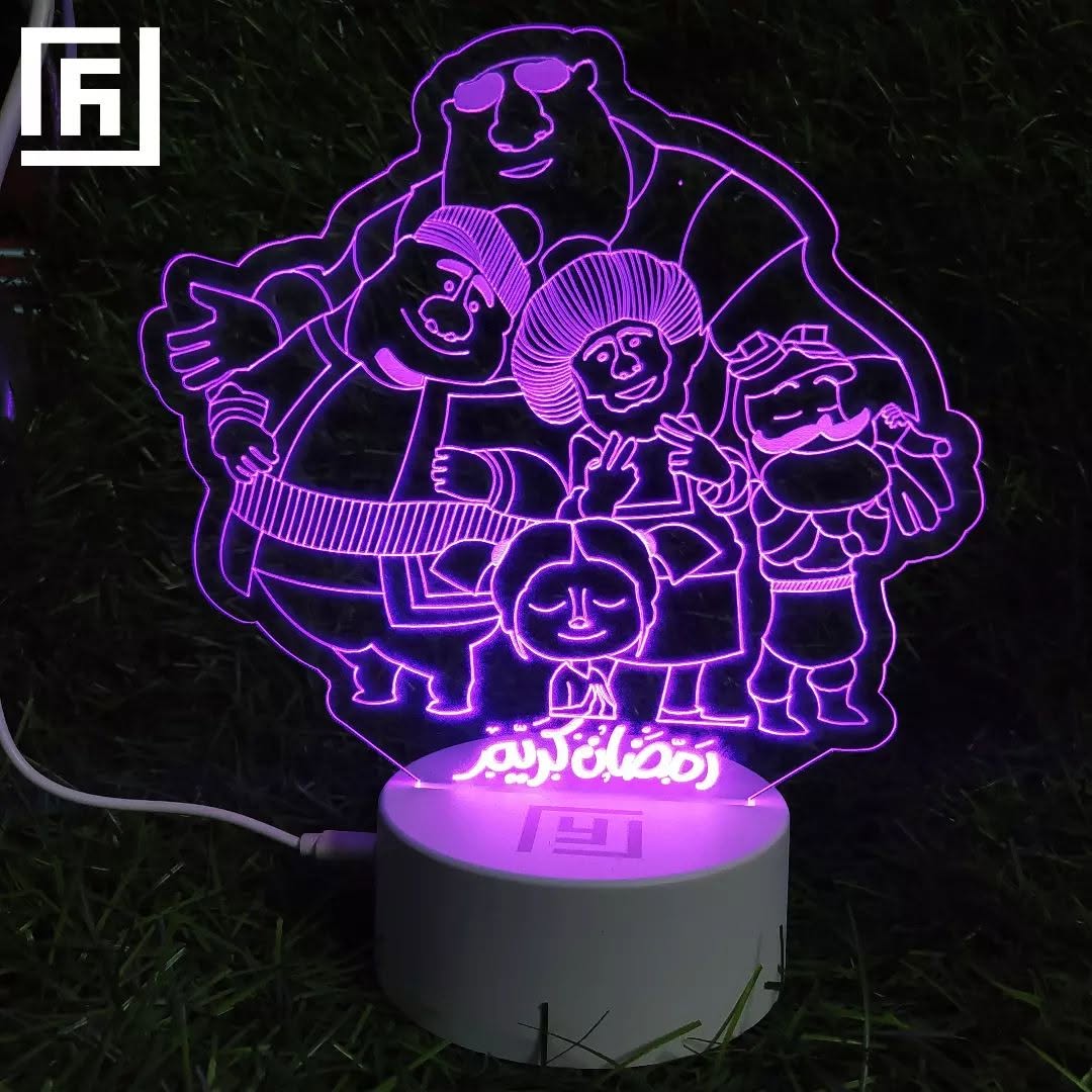 Lampe LED 3D Ramadan & Aïd 🌙 (plusieurs designs)