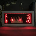 Light Box LED Sasuke Mangekyu – Naruto 🔴